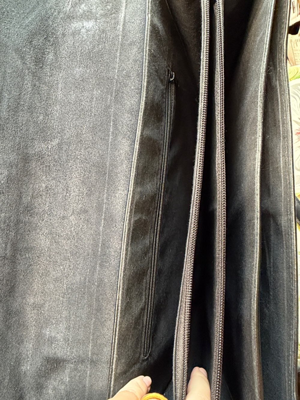 Vintage Paolo Masi Black Leather Briefcase with Gold Hardware - Picture 10 of 16